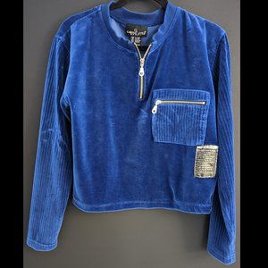 Carole Little - Blue Velvet/Velour Jacket (L)